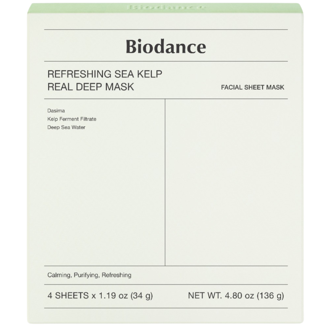 Biodance Refreshing Sea Kelp Real Deep Mask 4-pack