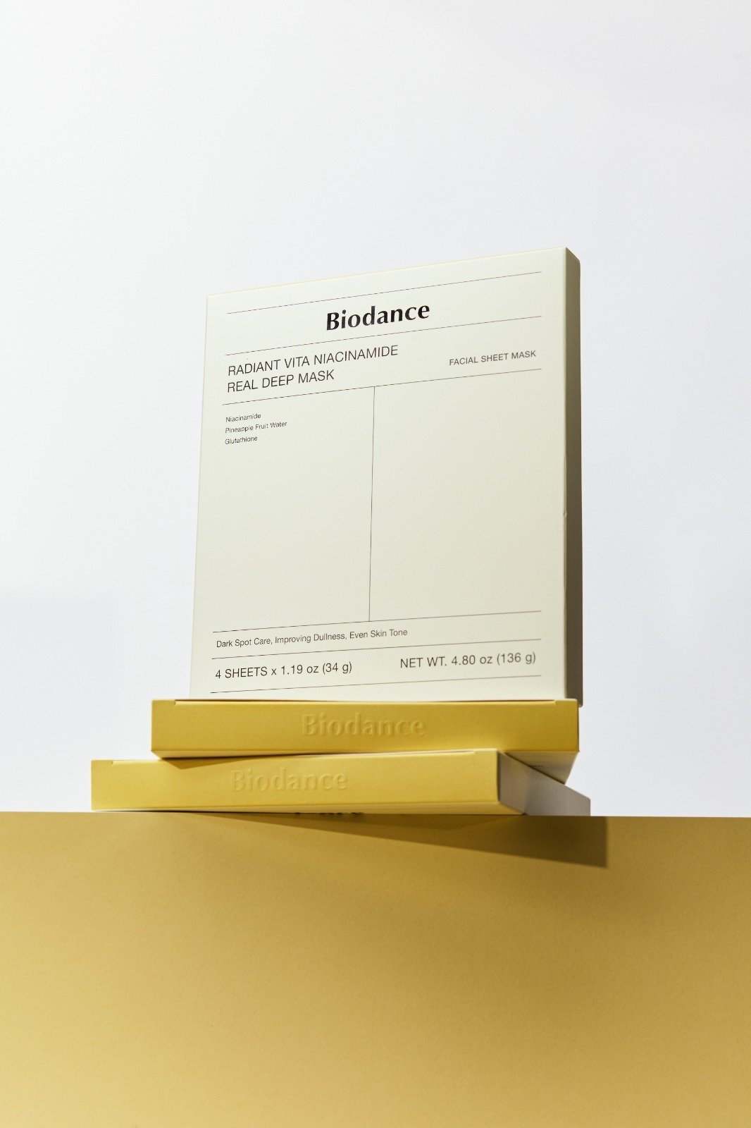 Biodance Radiant Vita Niacinamide Real Deep Mask 4-pack