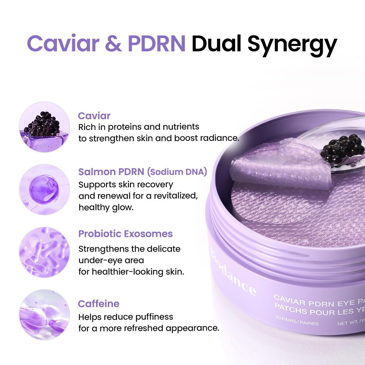Biodance Caviar PDRN Eye Patches 60 st