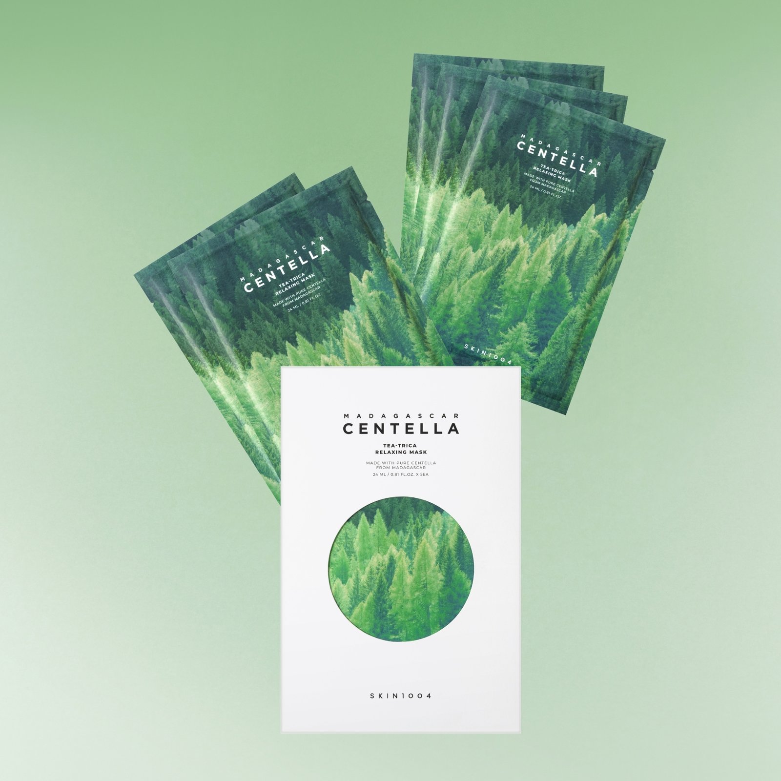 SKIN1004 Madagascar Centella Tea-Trica Relaxing Mask 5 st