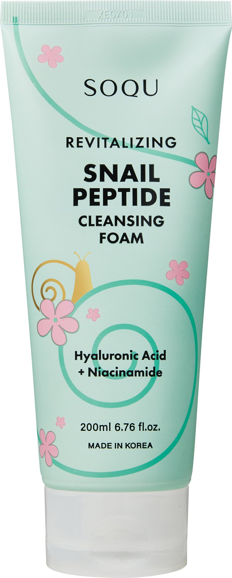 SOQU Snail Pepetide Cleansing Foam 200 ml