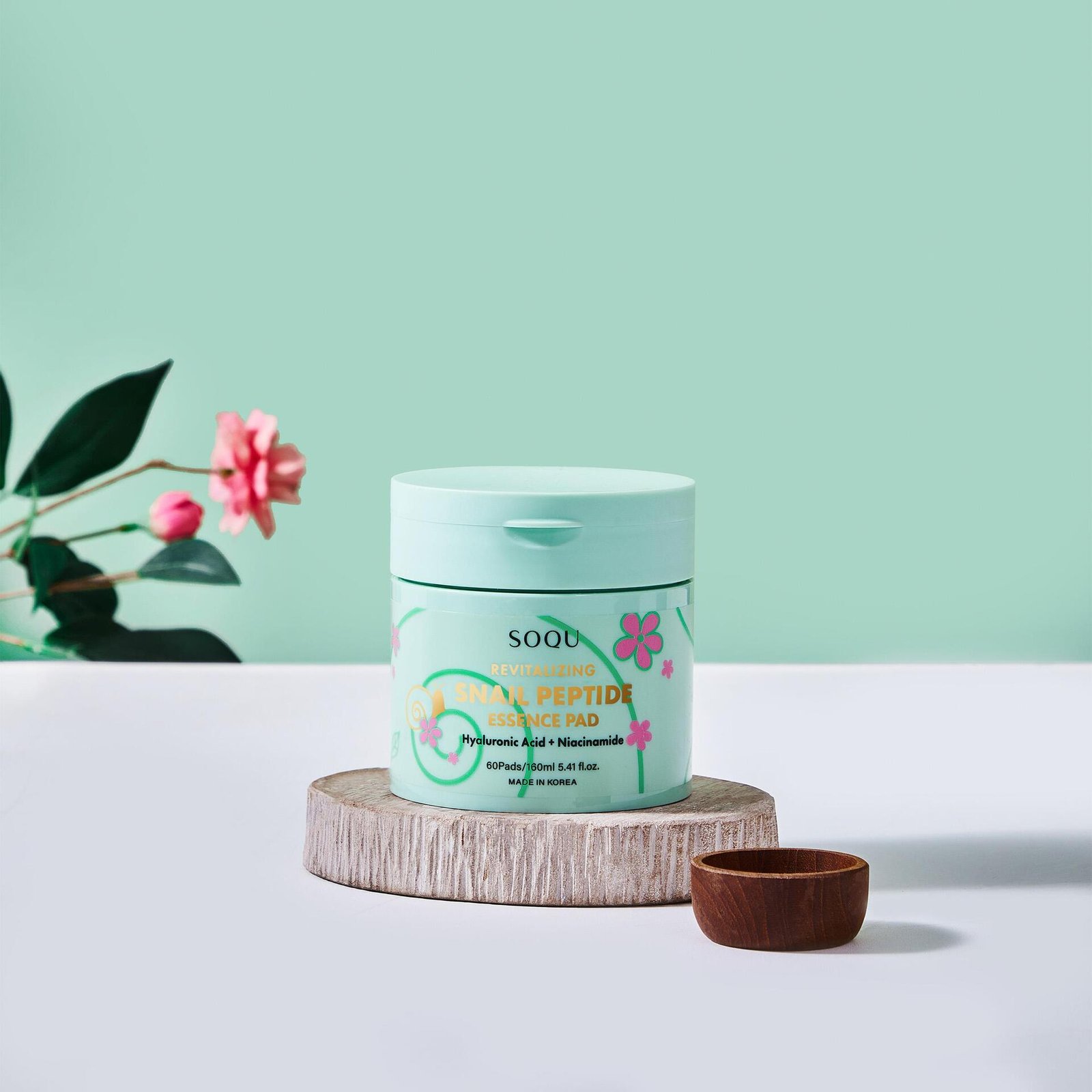 SOQU Snail Peptide Essence Pad 60 st