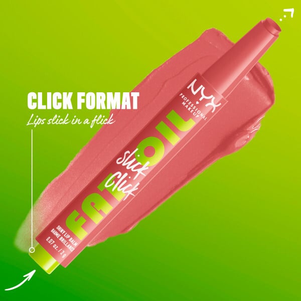 NYX Professional Makeup Fat Oil Slick Click Läppbalsam 19 Caption This 2 g