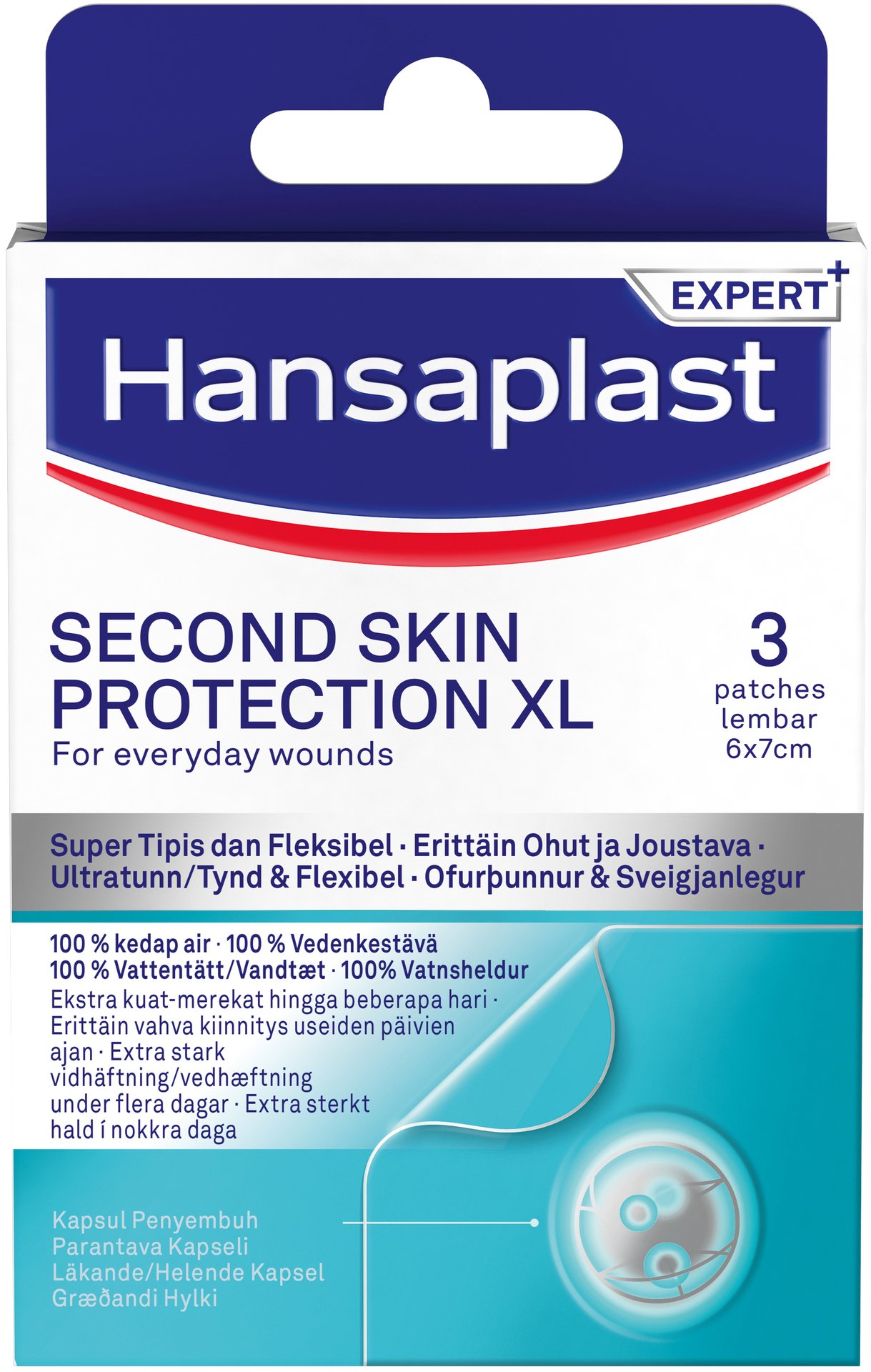 Hansaplast Second Skin Protection XL