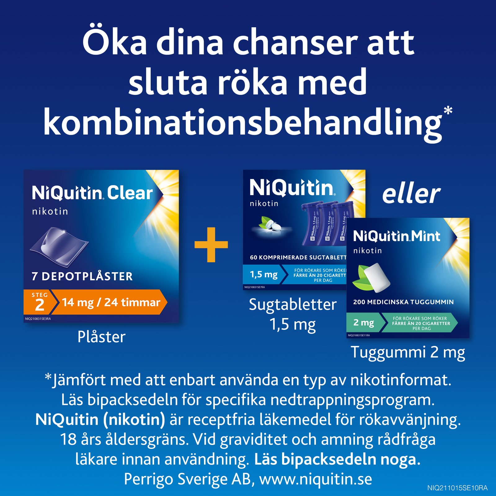 Niquitin Clear 14 mg /24 timmar Depotplåster Nikotinplåster 7 st