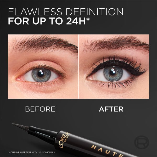 L'Oréal Paris Haute Precision Liquid Eyeliner 010 Noir Silk 1 ml