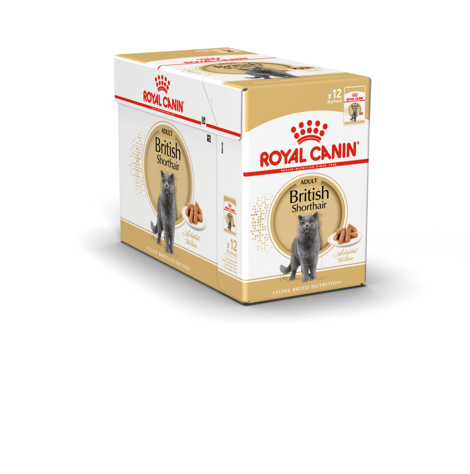 Royal Canin British Shorthair Adult Gravy våtfoder för katt 12 x 85 g