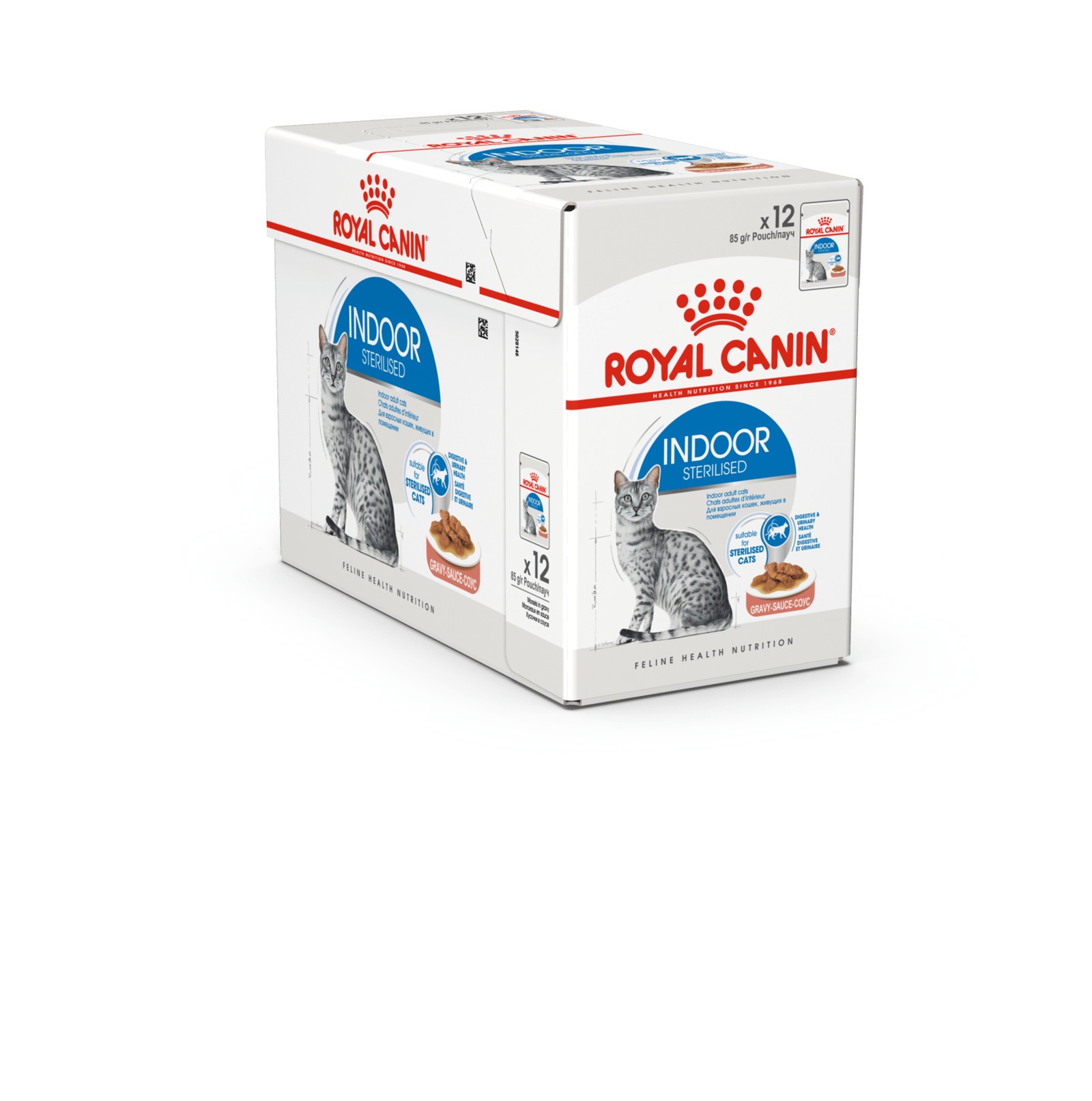 Royal Canin Indoor Sterilised Gravy Adult våtfoder för katt 12 x 85 g