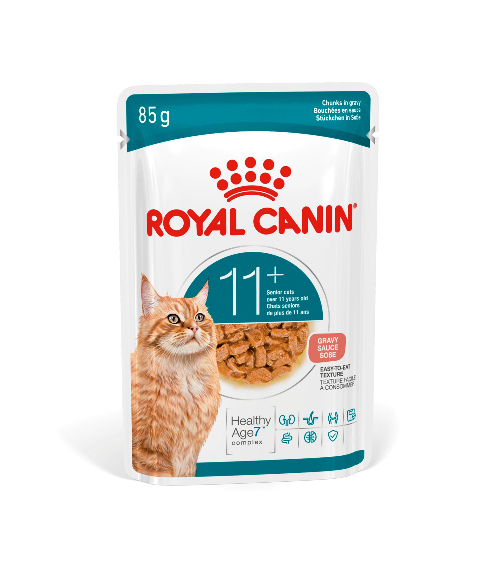Royal Canin Ageing 11+ bitar i sås våtfoder för katt 1,02 kg