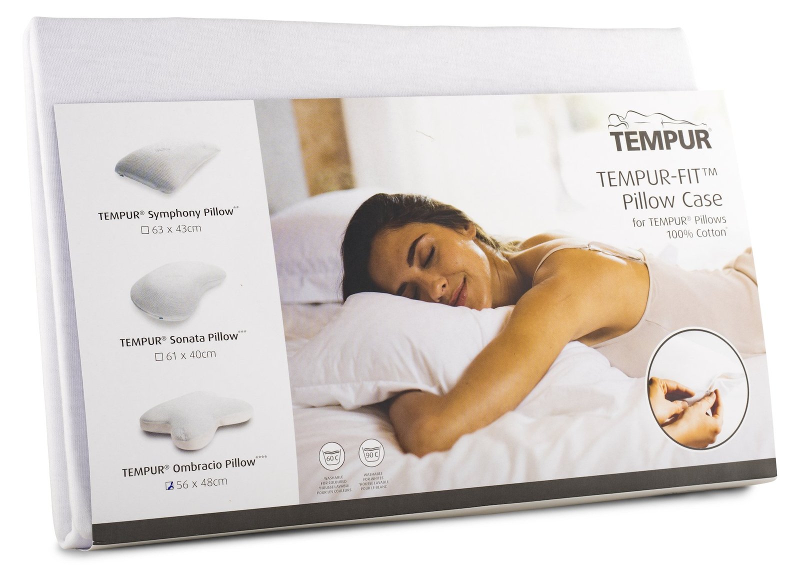 TEMPUR Örngott Ombracio Formsytt Vit 1 st