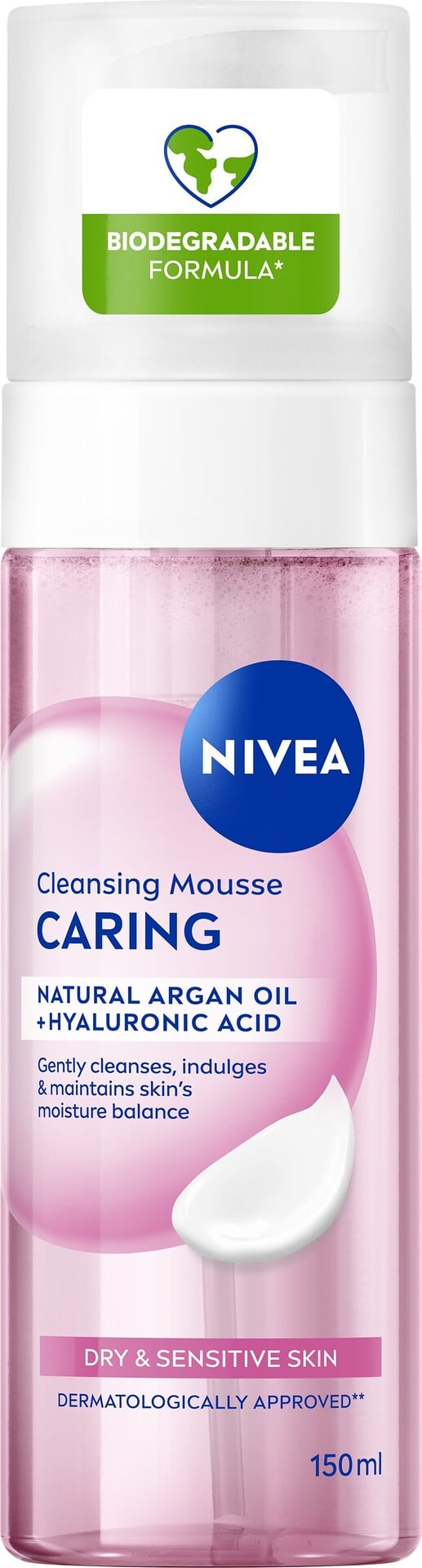 NIVEA Caring Cleansing Mousse 150 ml