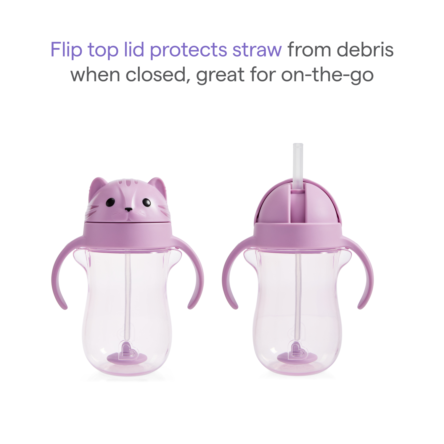 Munchkin Tip & Sip Animal Cup Cat 296 ml 9 mån+ 1 st