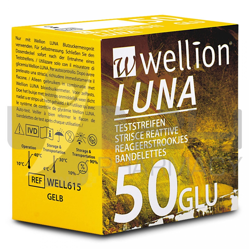 Wellion LUNA glukosteststickor 50st