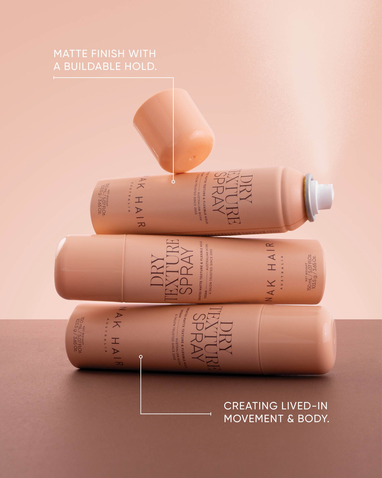 NAK Dry Texture Spray 150ml