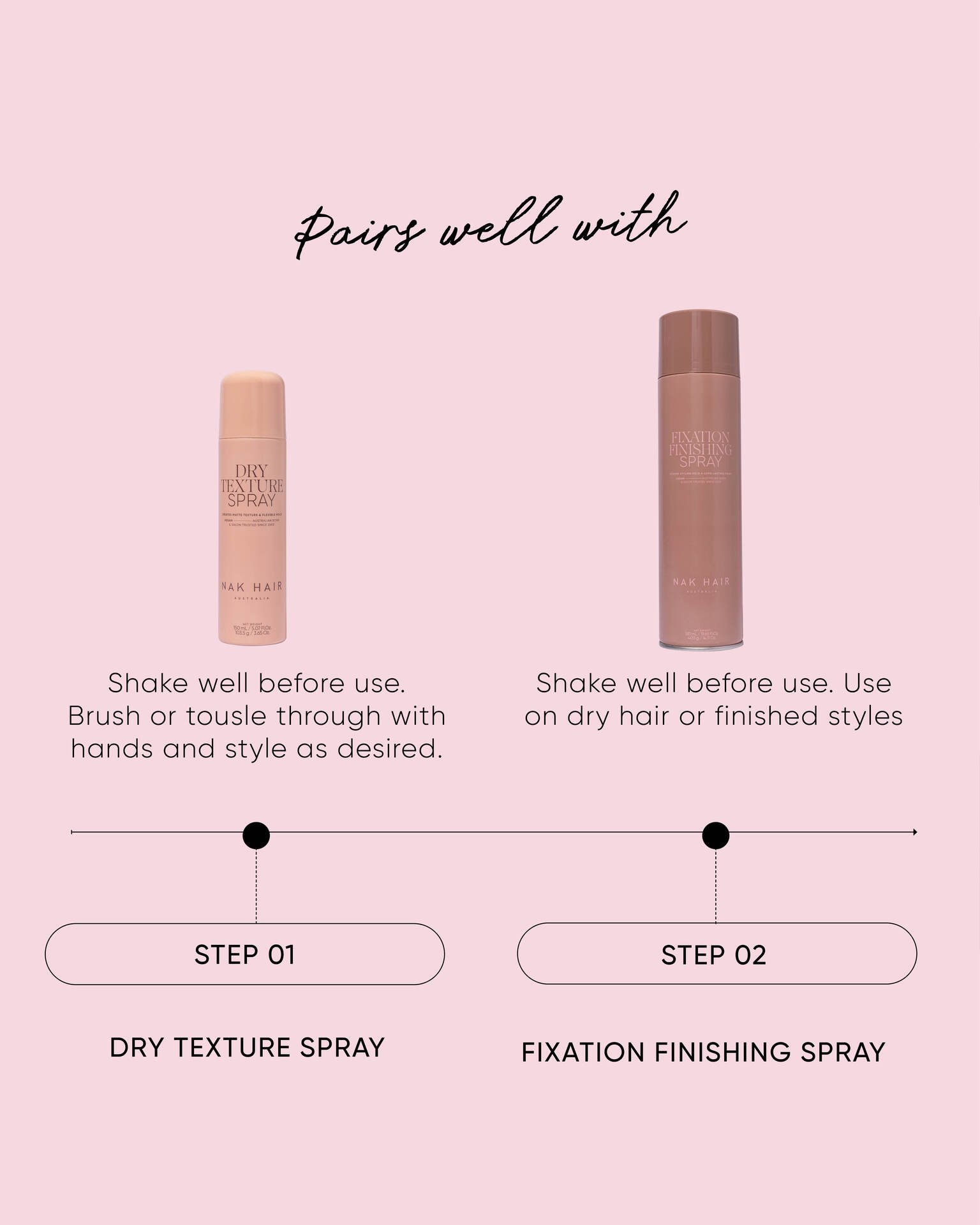 NAK Dry Texture Spray 150ml