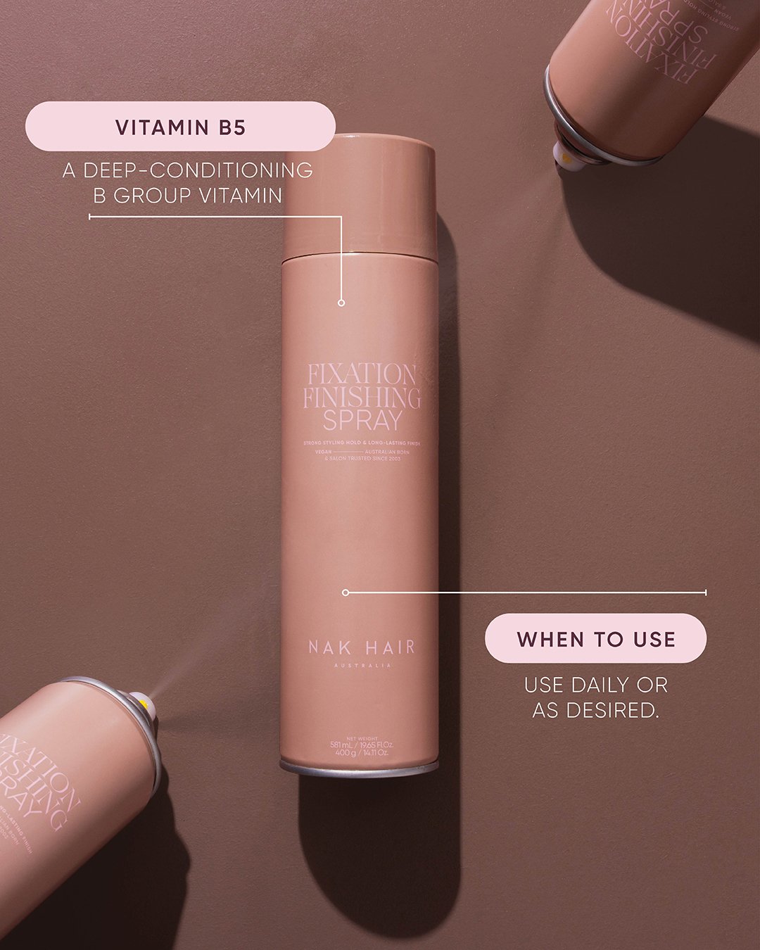 NAK Fixation Finishing Spray 581ml