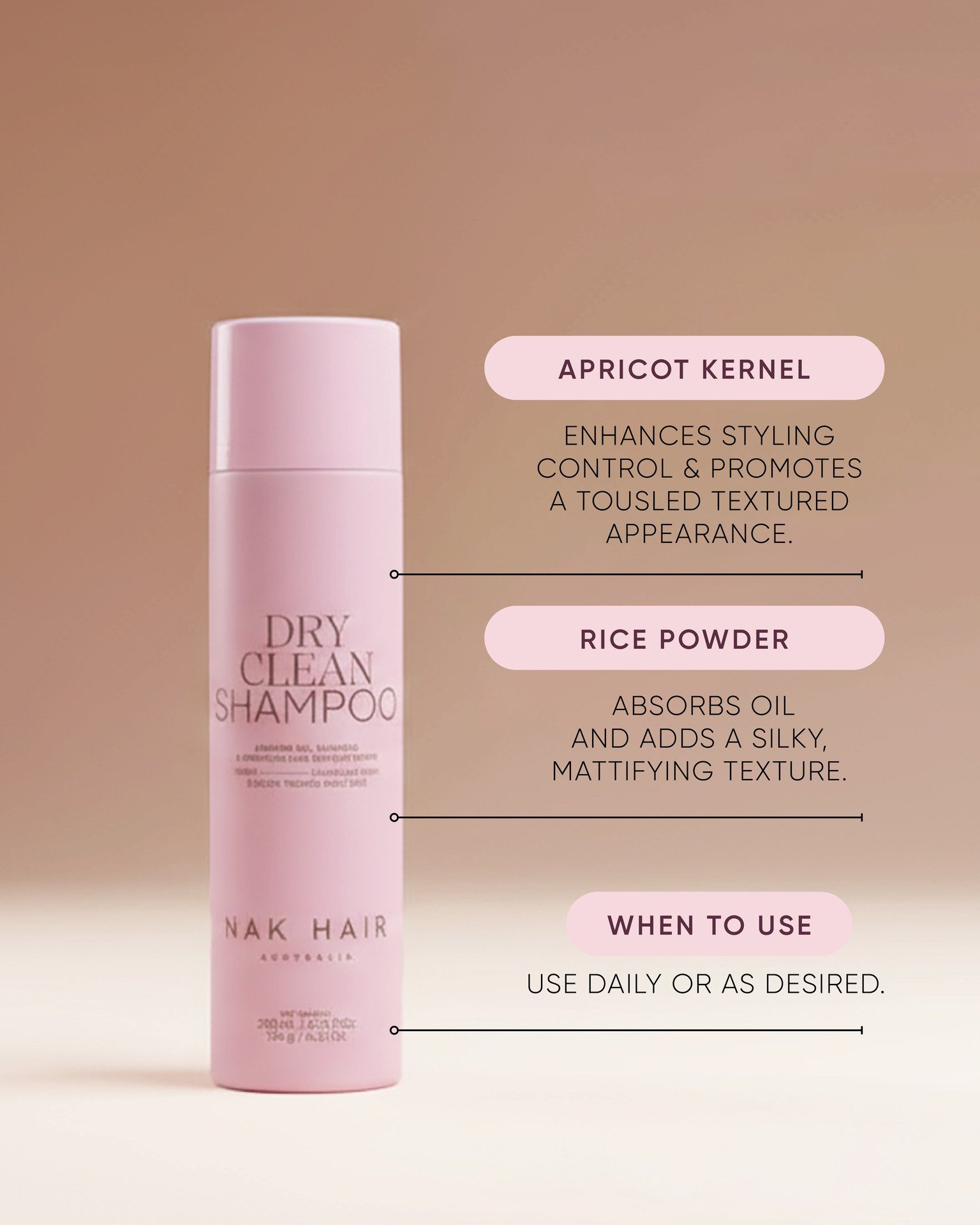 NAK Dry Clean Shampoo 200ml