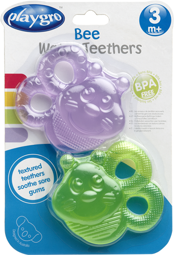 Playgro Water Teether Bee 2 pack
