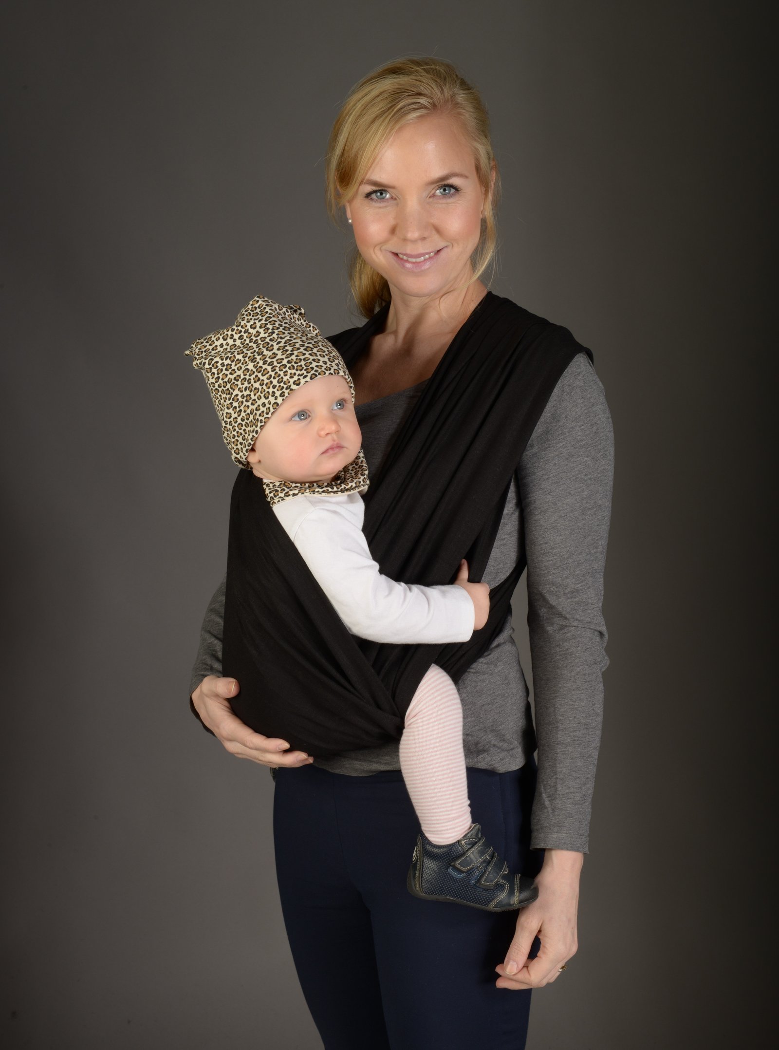 EasyHug Original Bärsjal Svart M