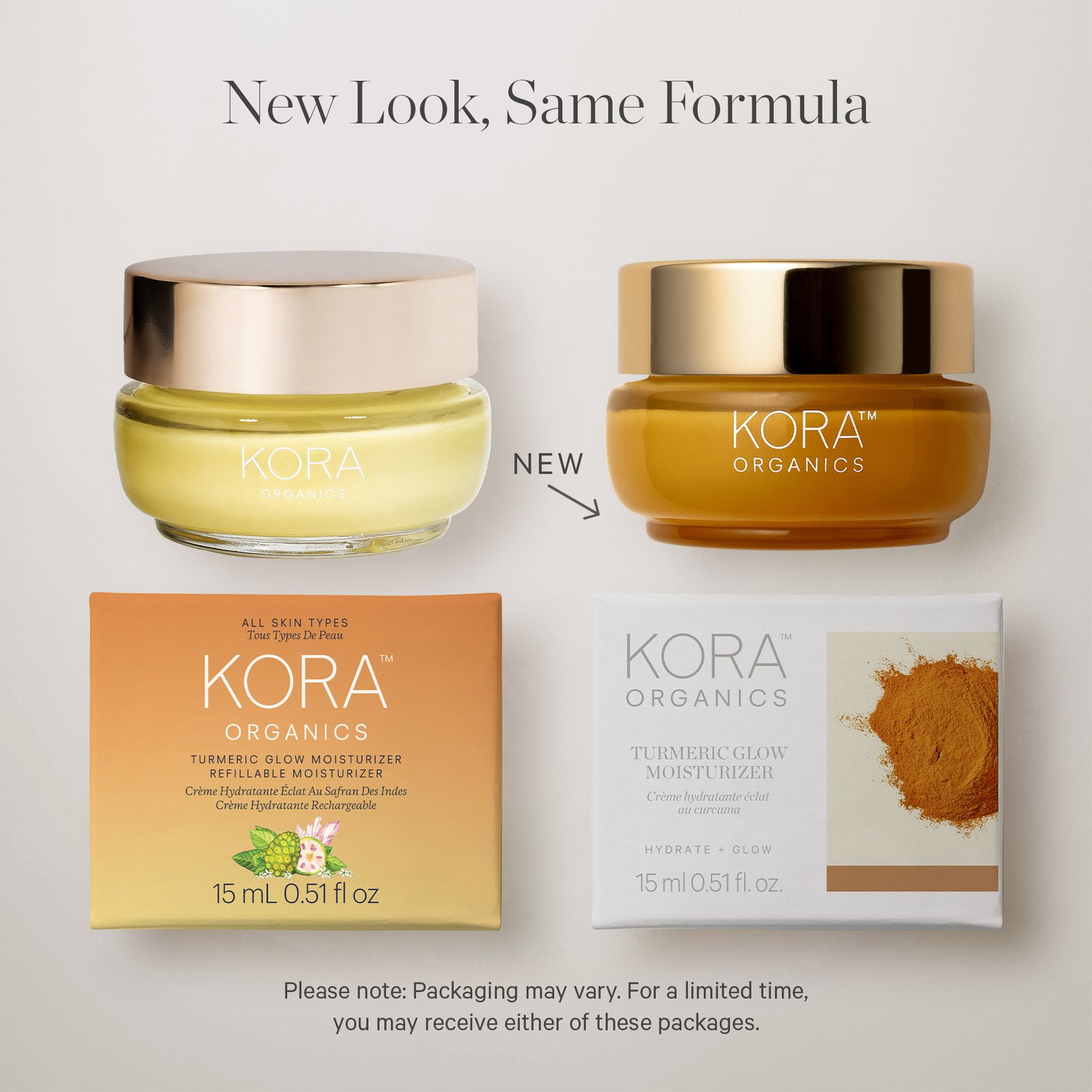KORA Organics Turmeric Glow Moisturizer 15 ml