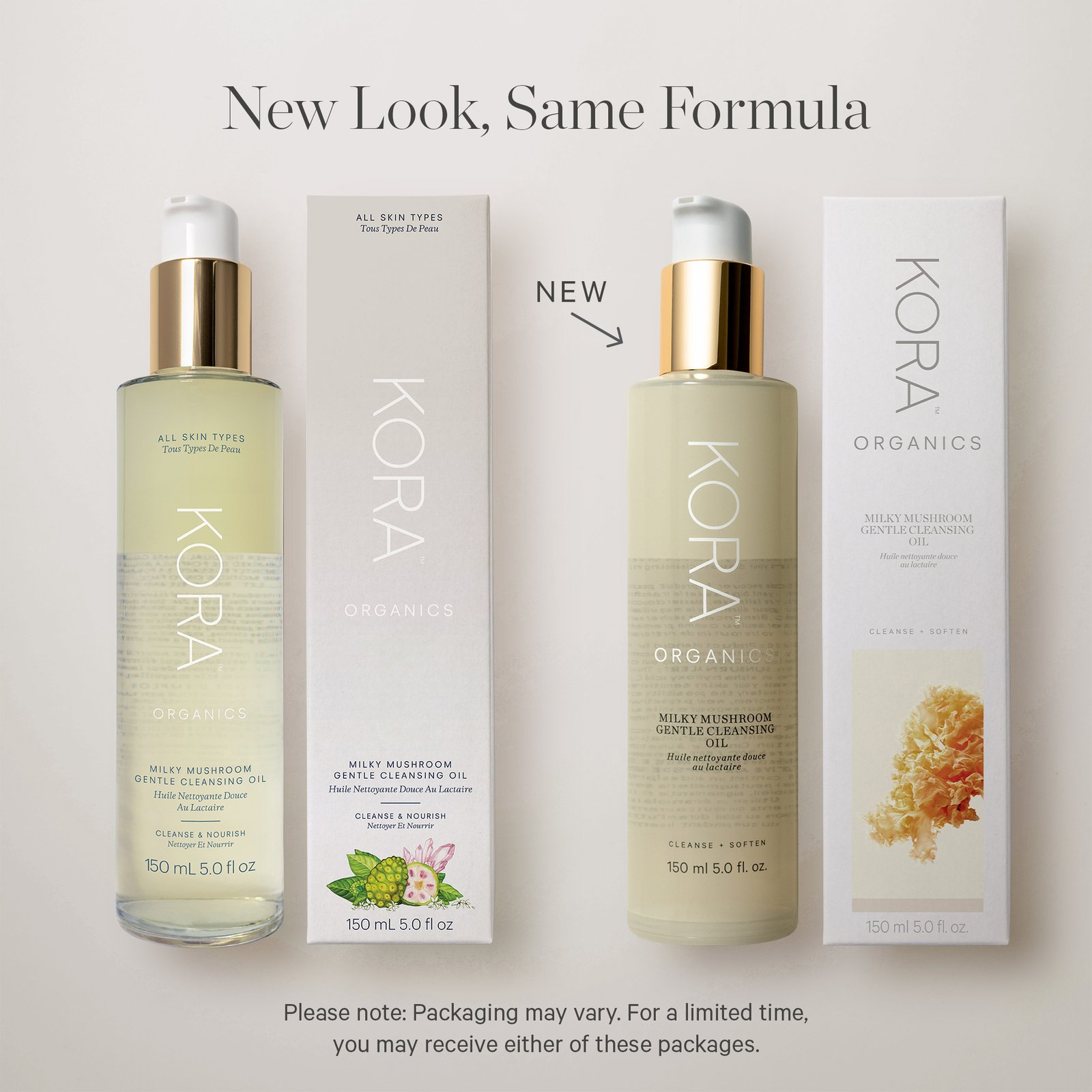 KORA Organics Milky Mushroom Gentle Cleansing Oil 150 ml