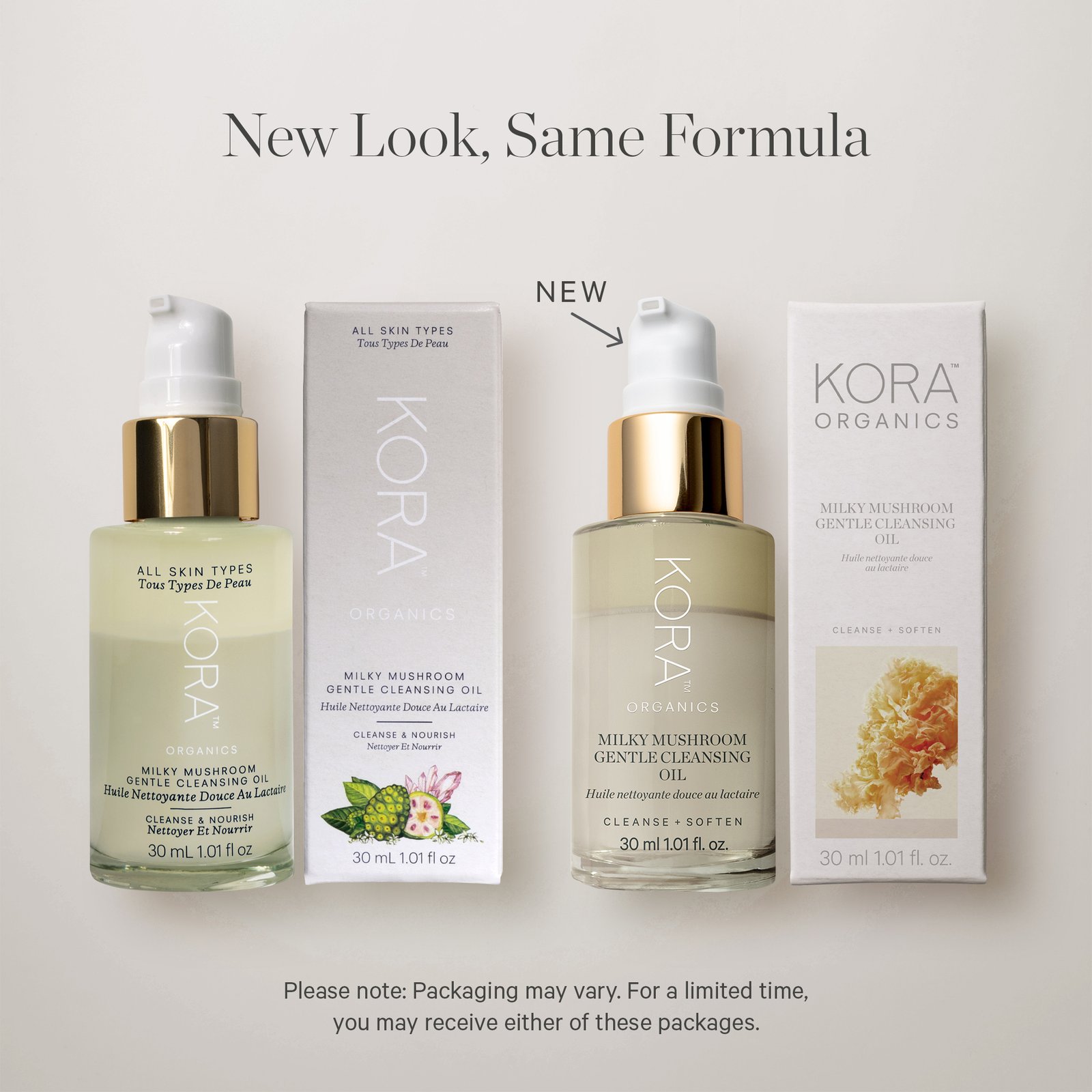 KORA Organics Milky Mushroom Gentle Cleansing Oil 30 ml