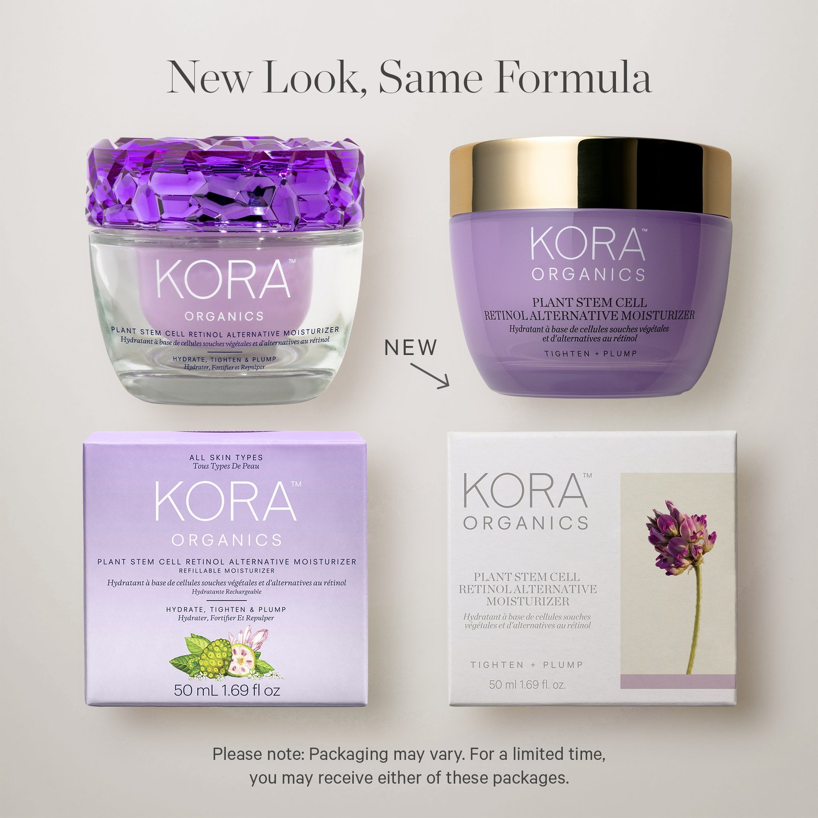 KORA Organics Plant Stem Cell Retinol Alternative Moisturizer 50 ml