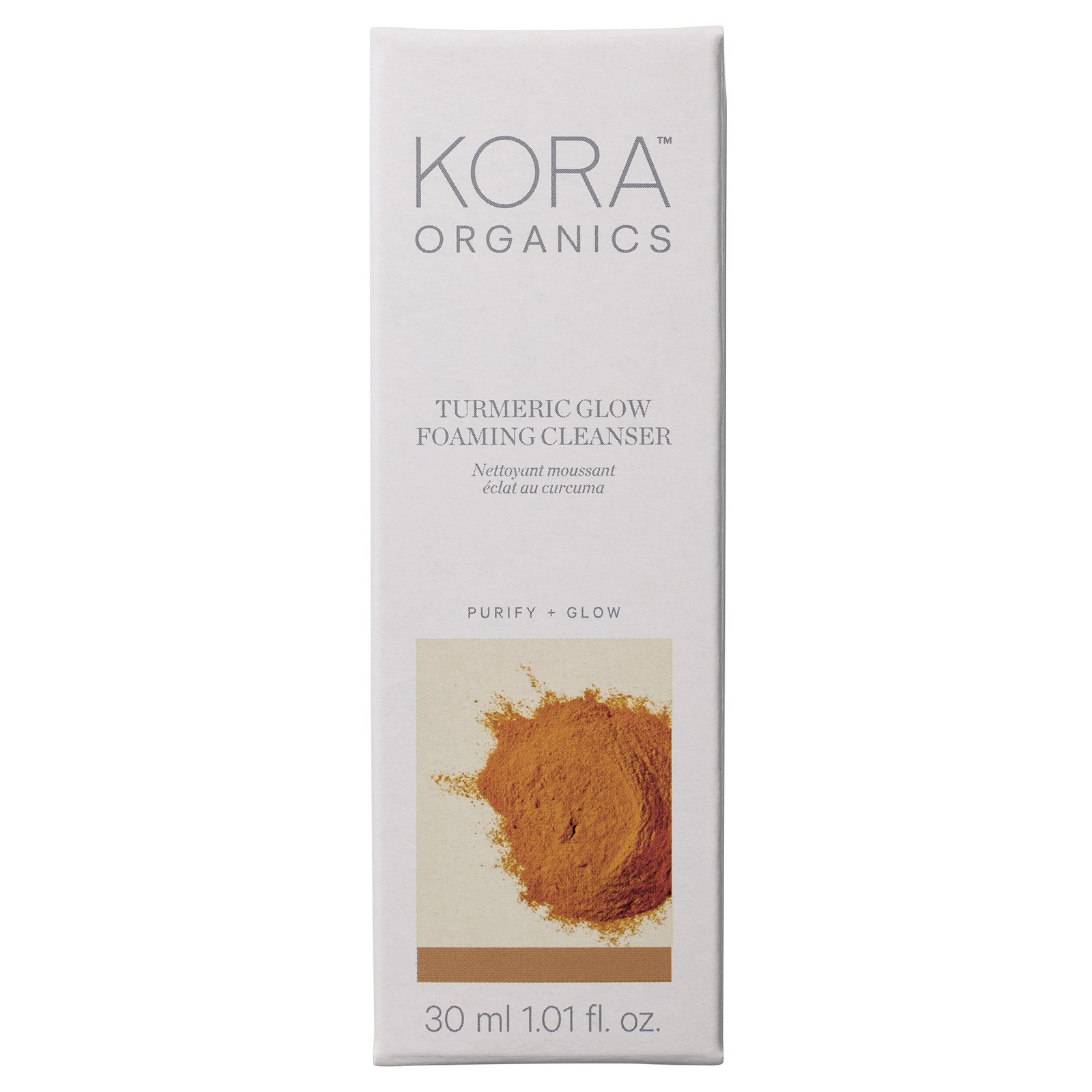 KORA Organics Turmeric Glow Foaming Cleanser 30 ml