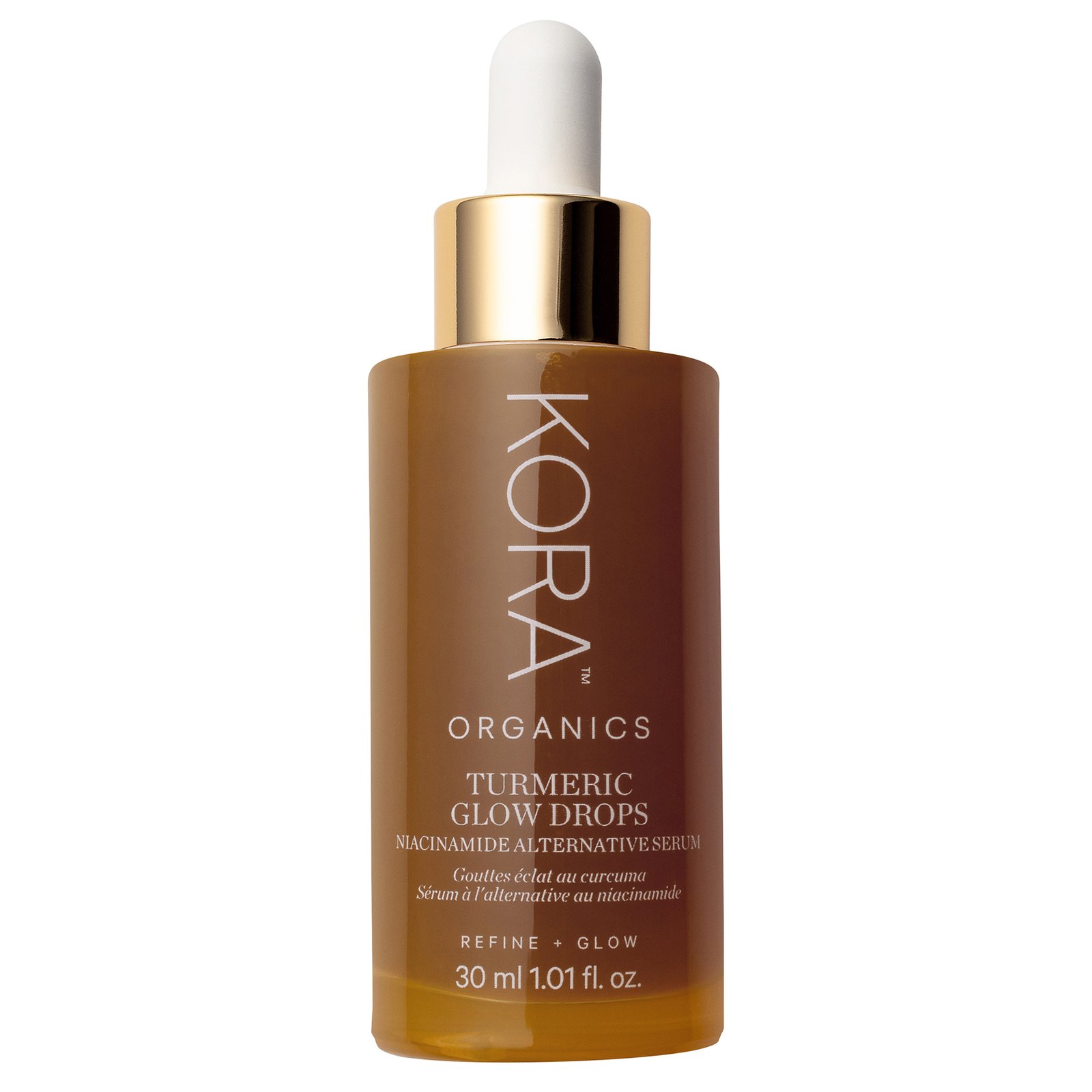 KORA Organics Turmeric Glow Drops Niacinamide Alternative Serum 30 ml