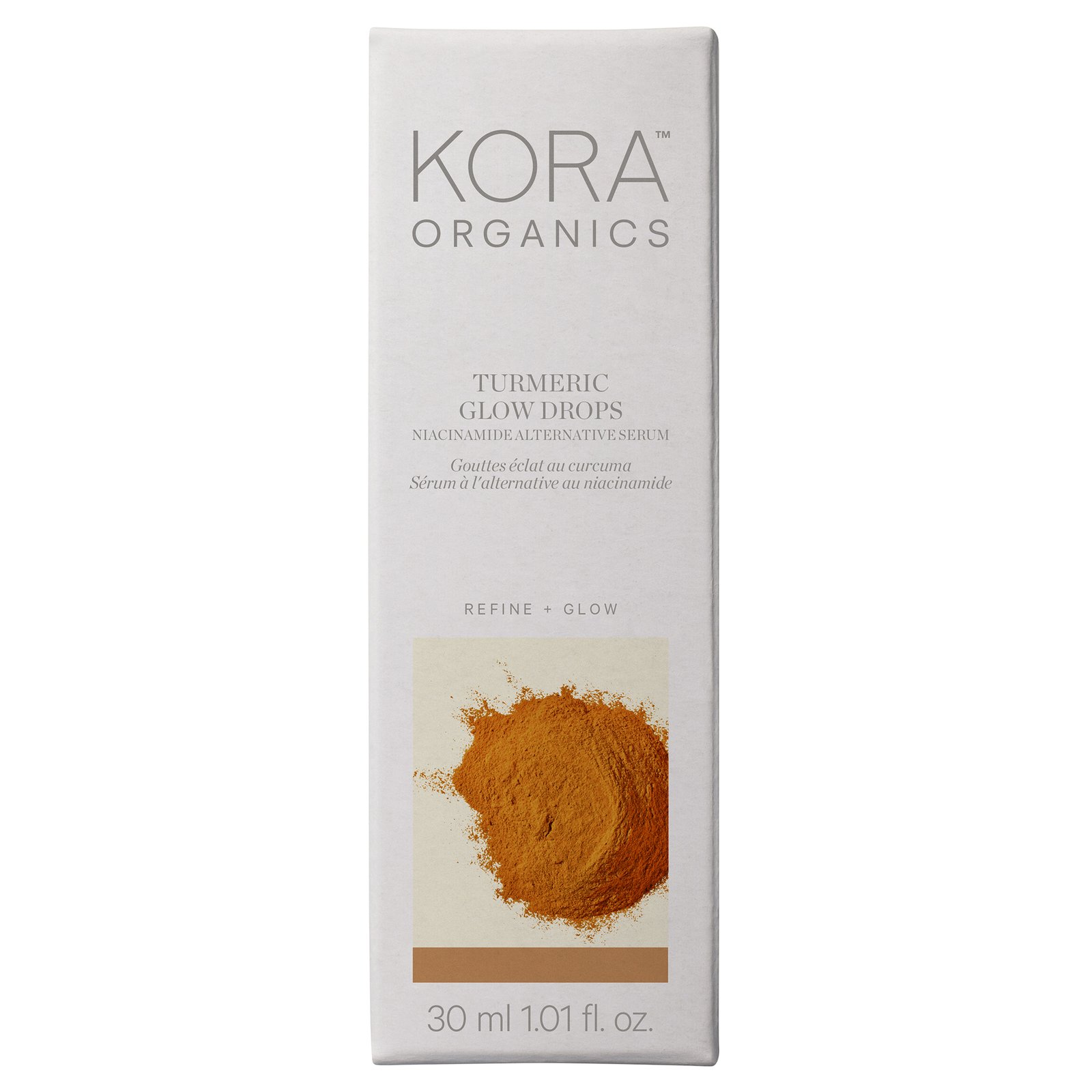 KORA Organics Turmeric Glow Drops Niacinamide Alternative Serum 30 ml