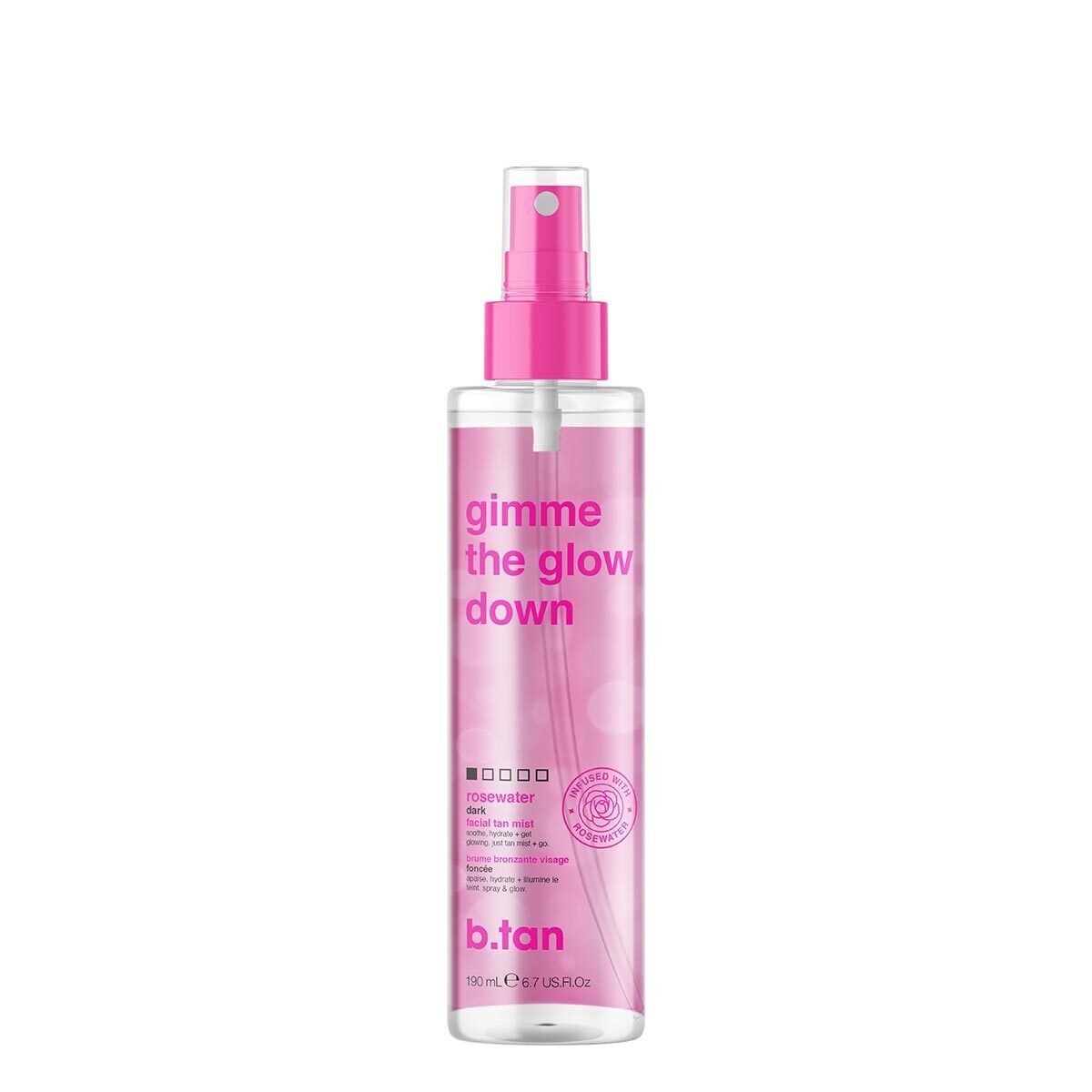 B.Tan Gimme The Glow Down Facial Tan Mist 190 ml