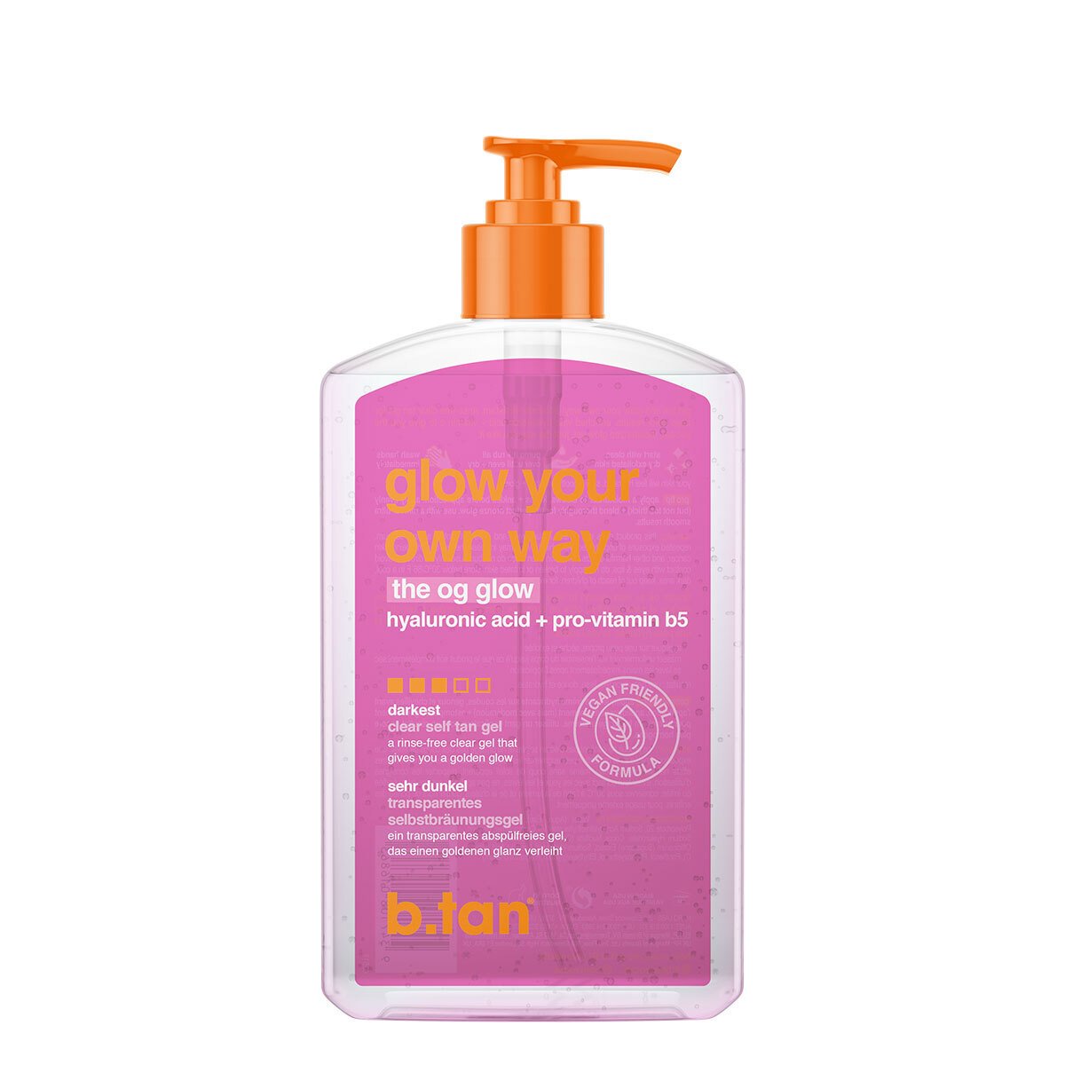 b.tan Glow Your Own Way Clear Self Tan Gel 473 ml