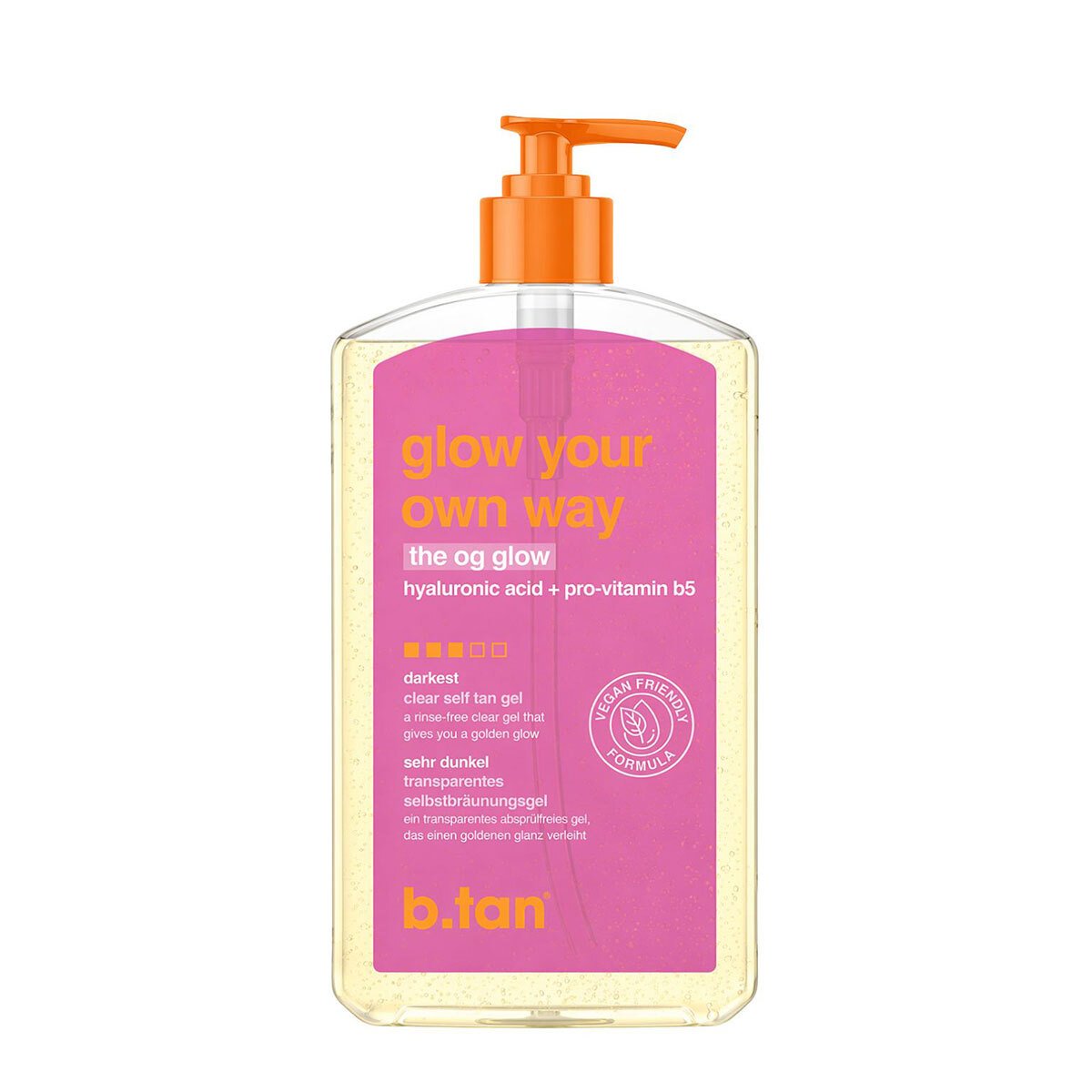 b.tan Glow Your Own Way Clear Self Tan Gel 473 ml