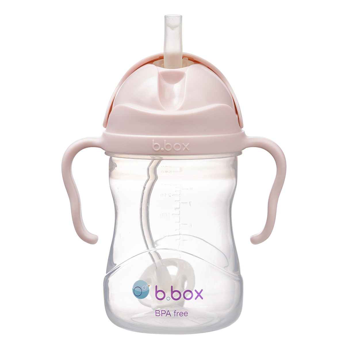 B.box Mugg Med Sugrör Rosa
