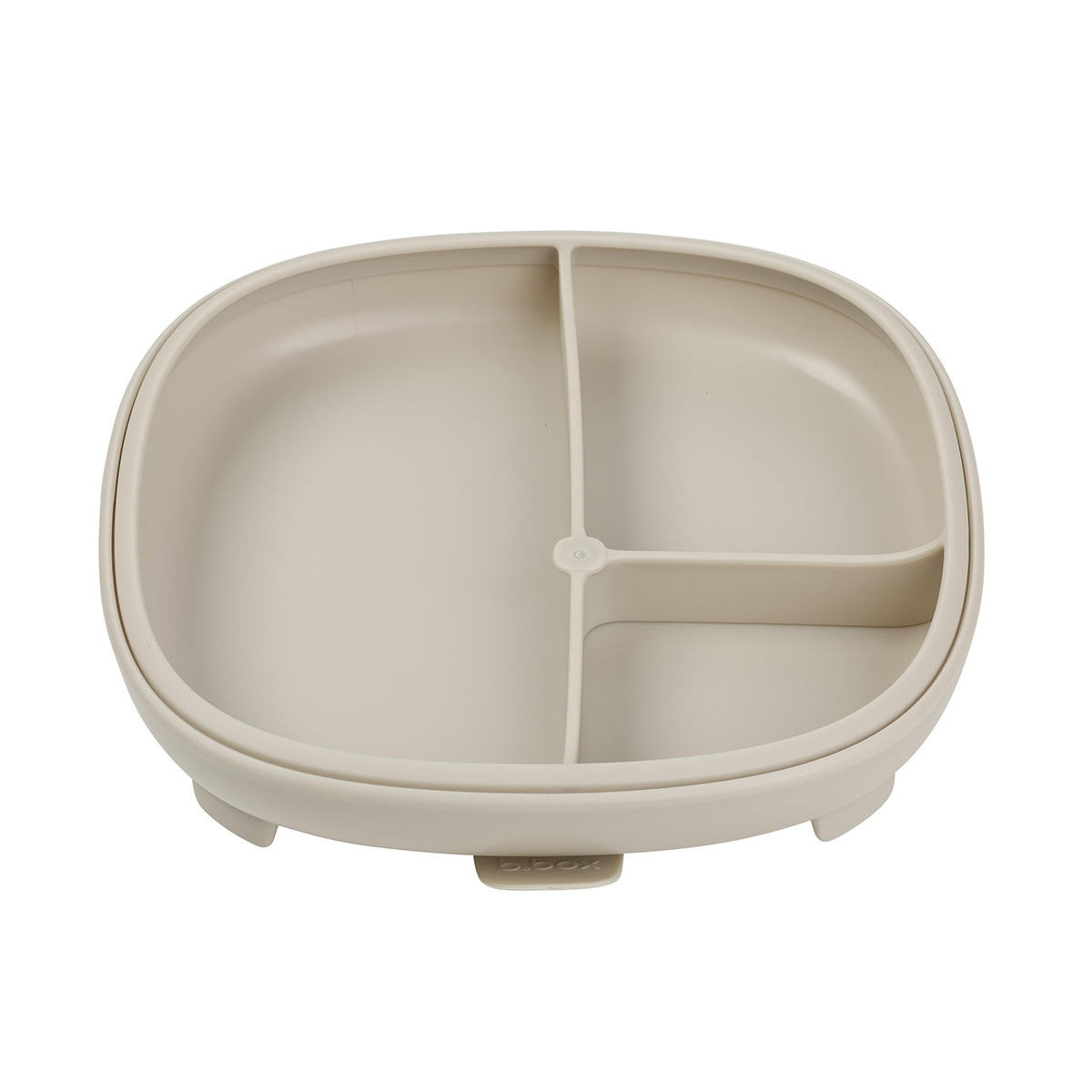 B.box 2 i 1 Tallrik med Sugfot Latte 380 ml