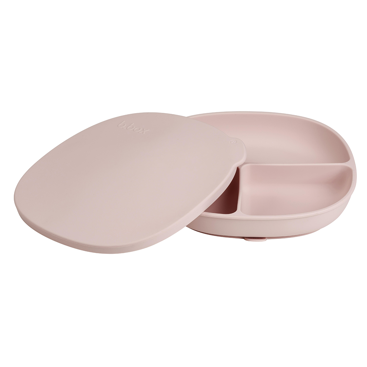 B.box Tallrik Med Lock Silikon Rosa