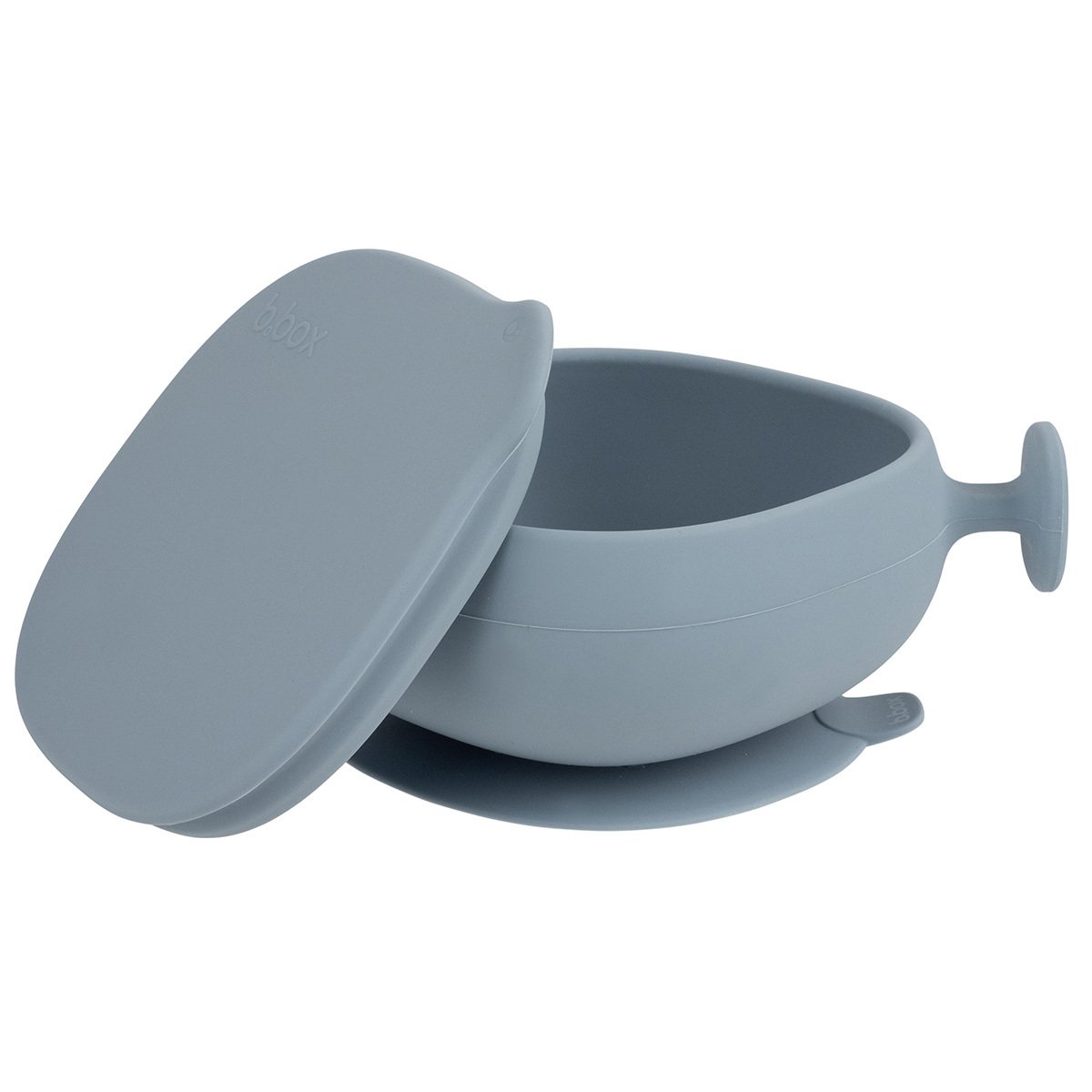 B.box Matskål Med Lock Silikon Blå 240 ml