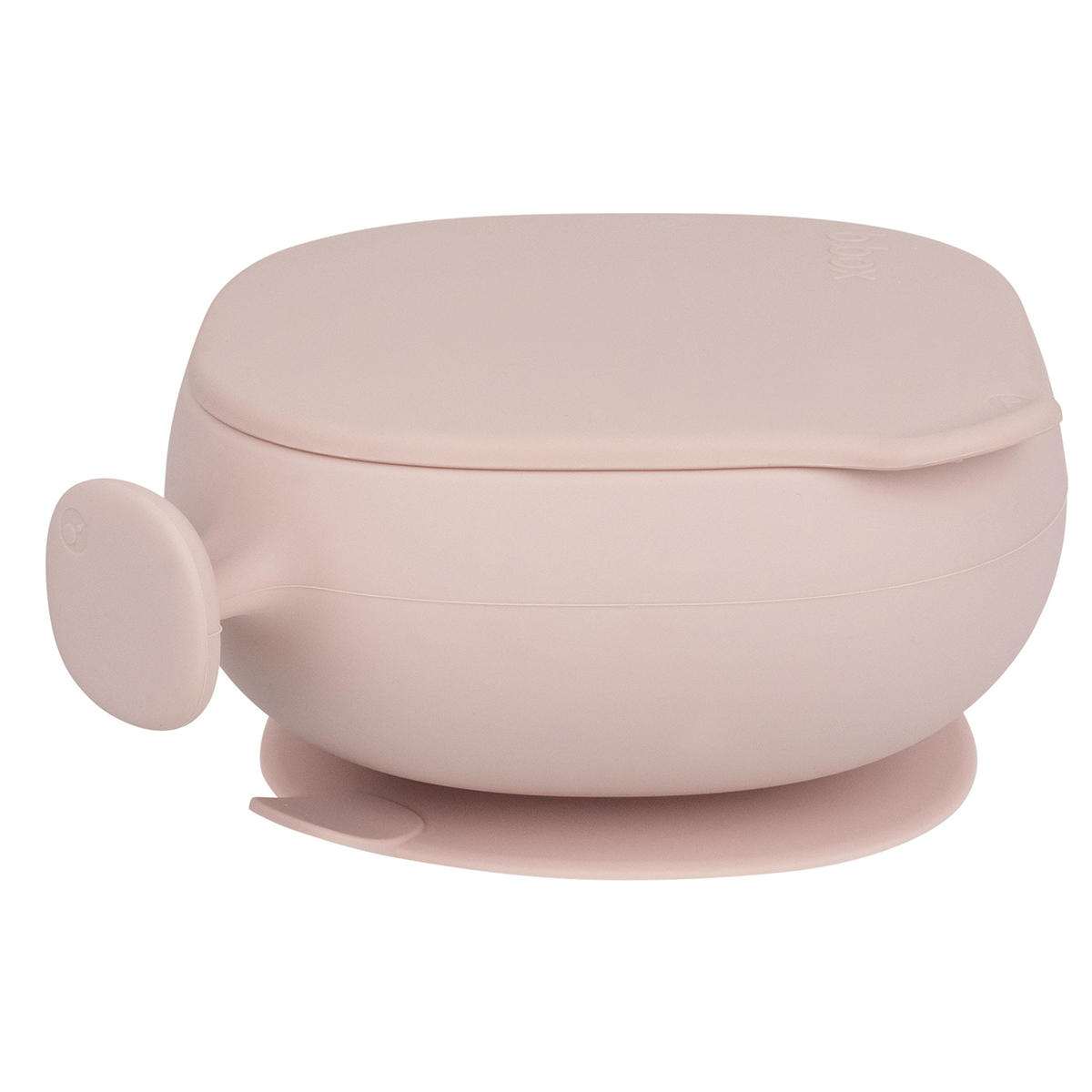 B.box Matskål Med Lock Silikon Rosa 240 ml