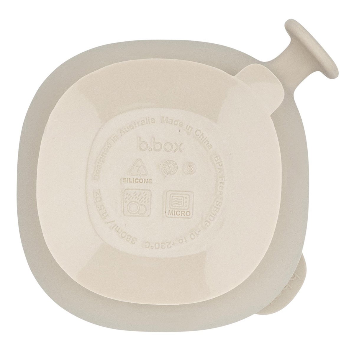 B.box Matskål Med Lock Silikon Latte 240 ml
