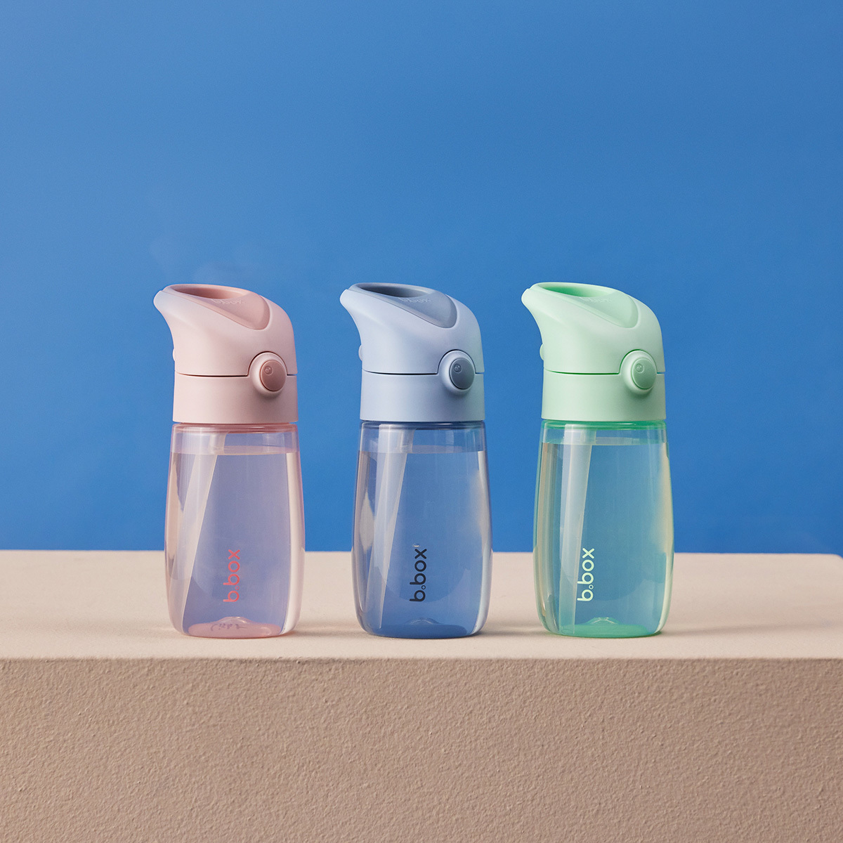 B.box Vattenflaska Jr Rosa 380 ml