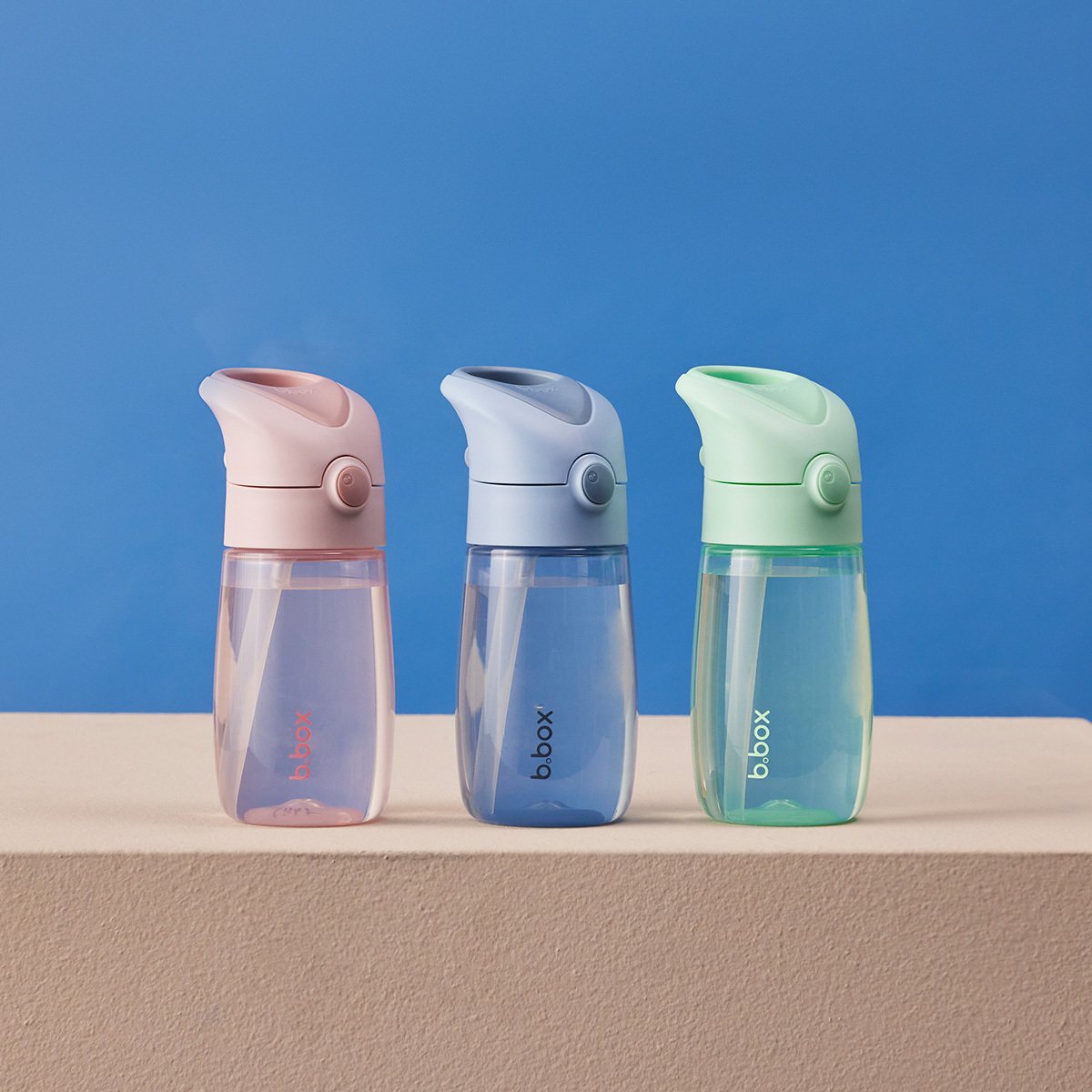 B.box Vattenflaska Jr Blå 380 ml