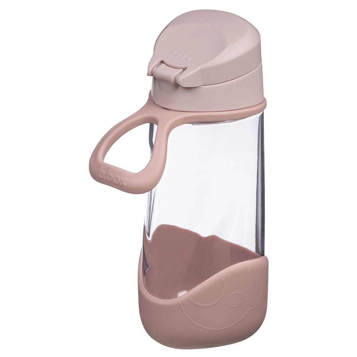 B.box Vattenflaska Med Pip Rosa 450 ml