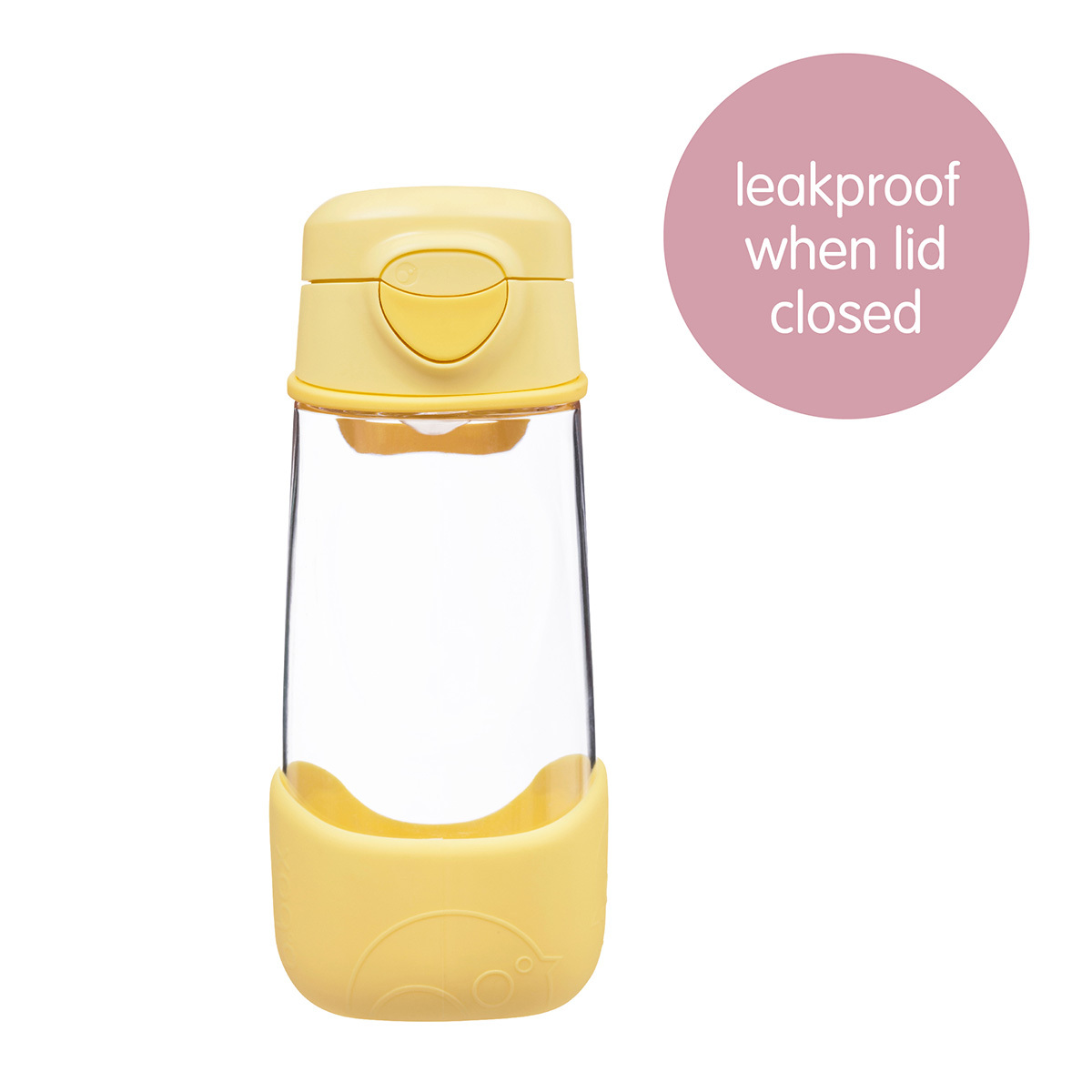 B.box Vattenflaska Med Pip Gul 450 ml