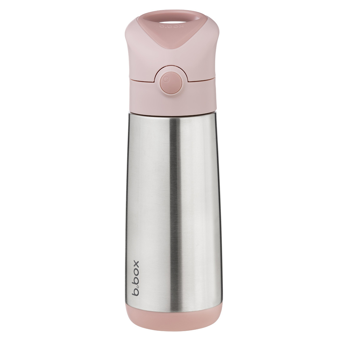 B.box Isolerad Sugrörsflaska Rosa 500 ml
