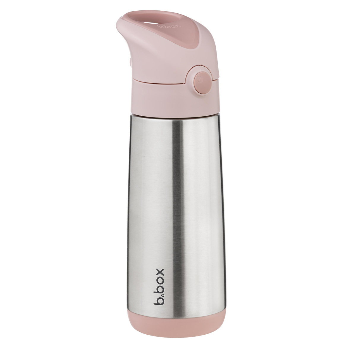 B.box Isolerad Sugrörsflaska Rosa 500 ml