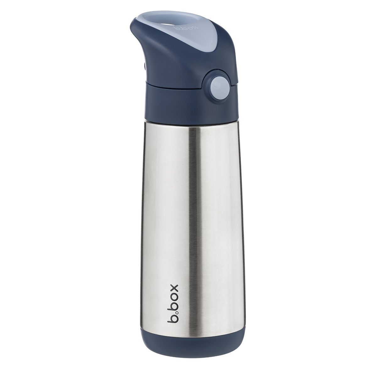 B.box Isolerad Sugrörsflaska Blå 500 ml