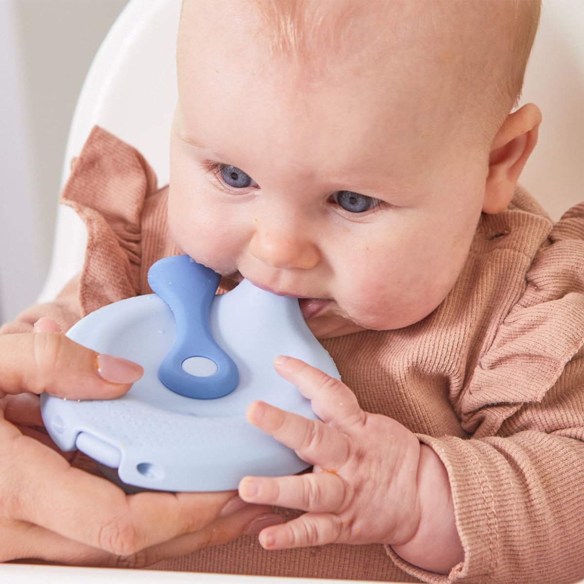 B.box Fill + Feed Återanvändningsbar Klämmis Blå