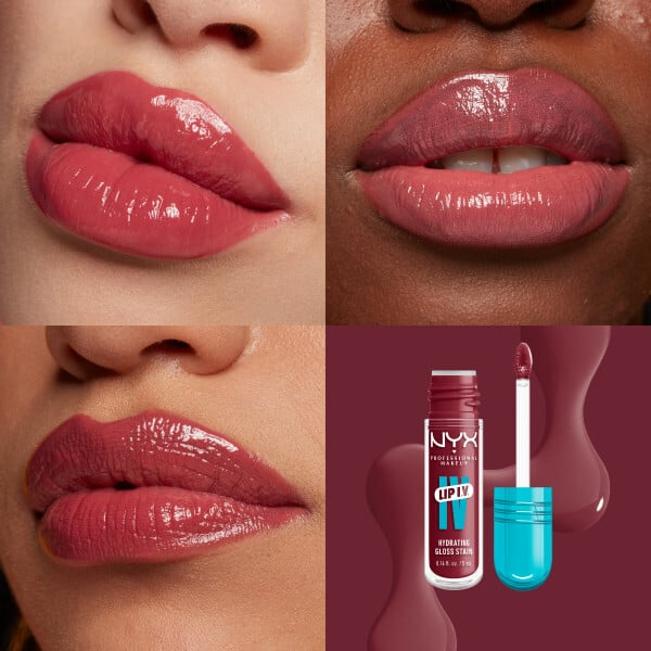 NYX Professional Makeup Lip I.V. Hydrating Gloss Stain 07 Bubblegum Burst 5 ml