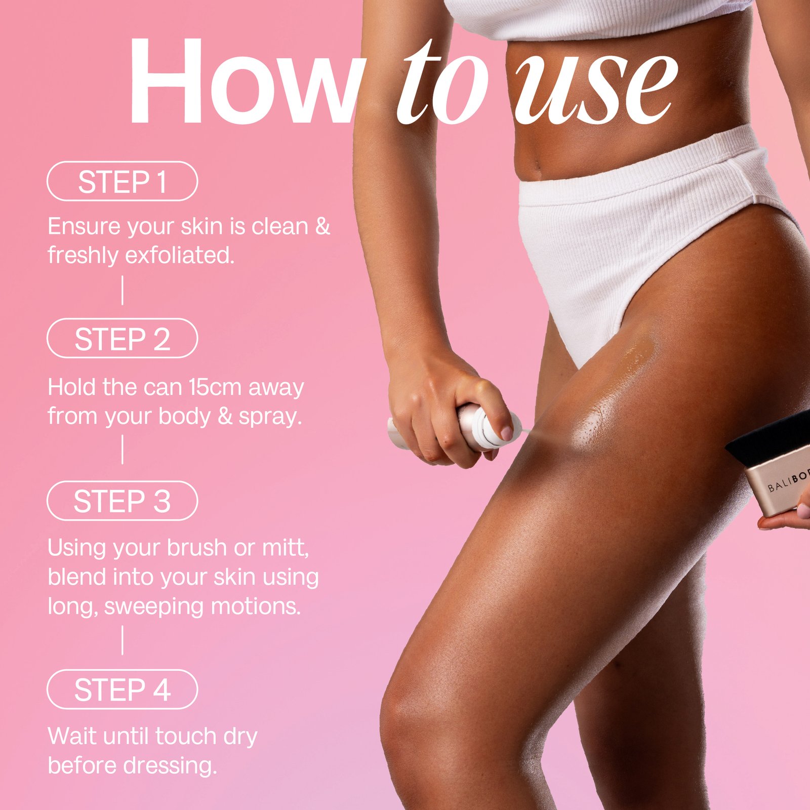 Balibody Instant Tan Light to Medium 97ml