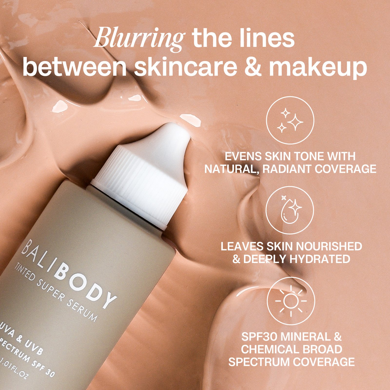 Bali Body Tinted Super Serum Natural 30 ml